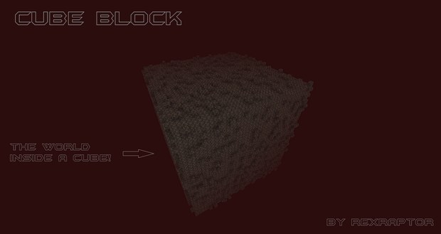 Карта кубический блок для Майнкрафт 1.12.2, 1.11