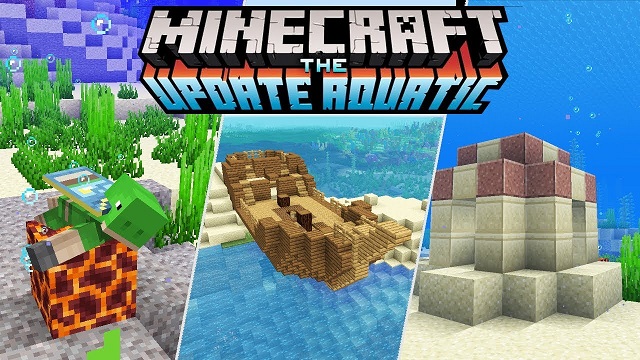 Скачать Minecraft 1.13 - Update Aquatic