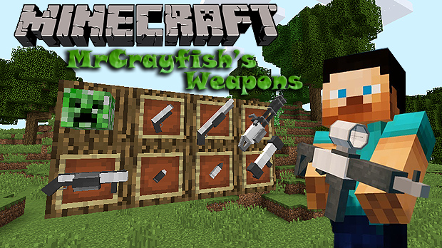 Скачать мод на оружие MrCrayfish's Gun для Minecraft 1.12.2