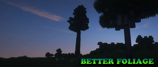 Скачать бесплатно мод Better Foliage для Minecraft 1.14.4