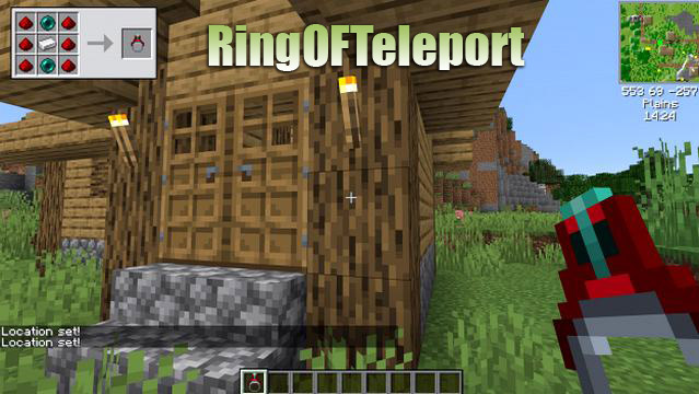 Скачать мод RingOfTeleport для Minecraft 1.14.4