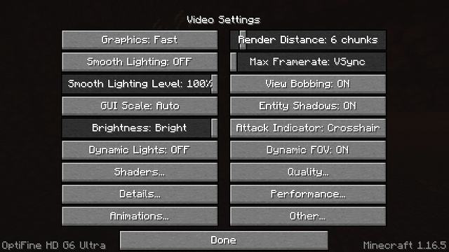 Скачать мод Optifine HD для Minecraft 1.16.5