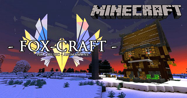 Скачать текстуры Fox Craft для Minecraft 1.13, 1.12.2