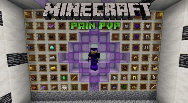 Скачать текстуры Pain PvP для Minecraft 1.8, 1.8.9