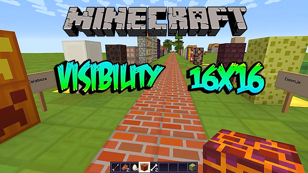 Скачать текстуры Visibility 16x16 для Minecraft 1.12.2